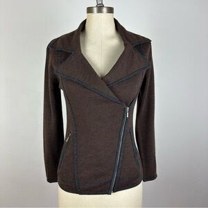 Krimson Klover Merino Wool Moto Knit Sweater